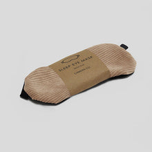 Load image into Gallery viewer, Nude Corduroy Sleep Eye Mask