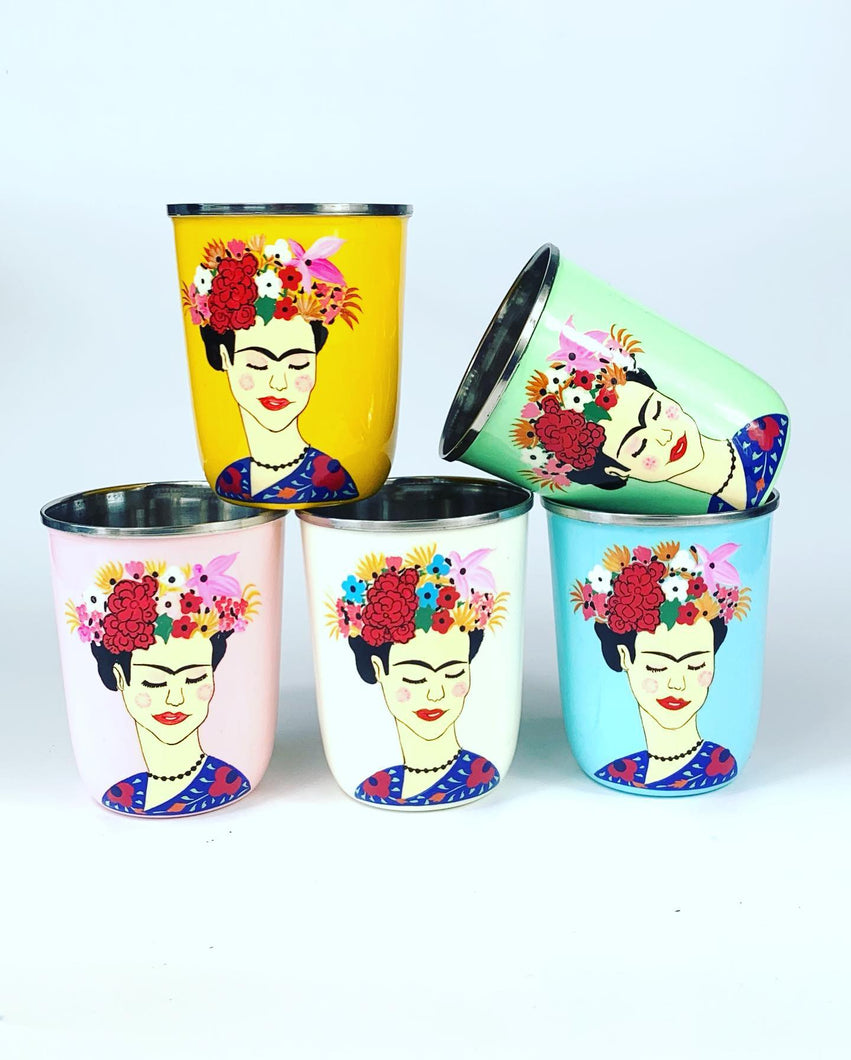 Frida Handpainted Tumbler Small
